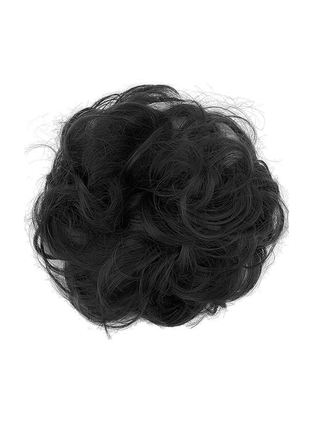 VIEWS Halo Curly Bun Hair Extension - Black - 7 Inch