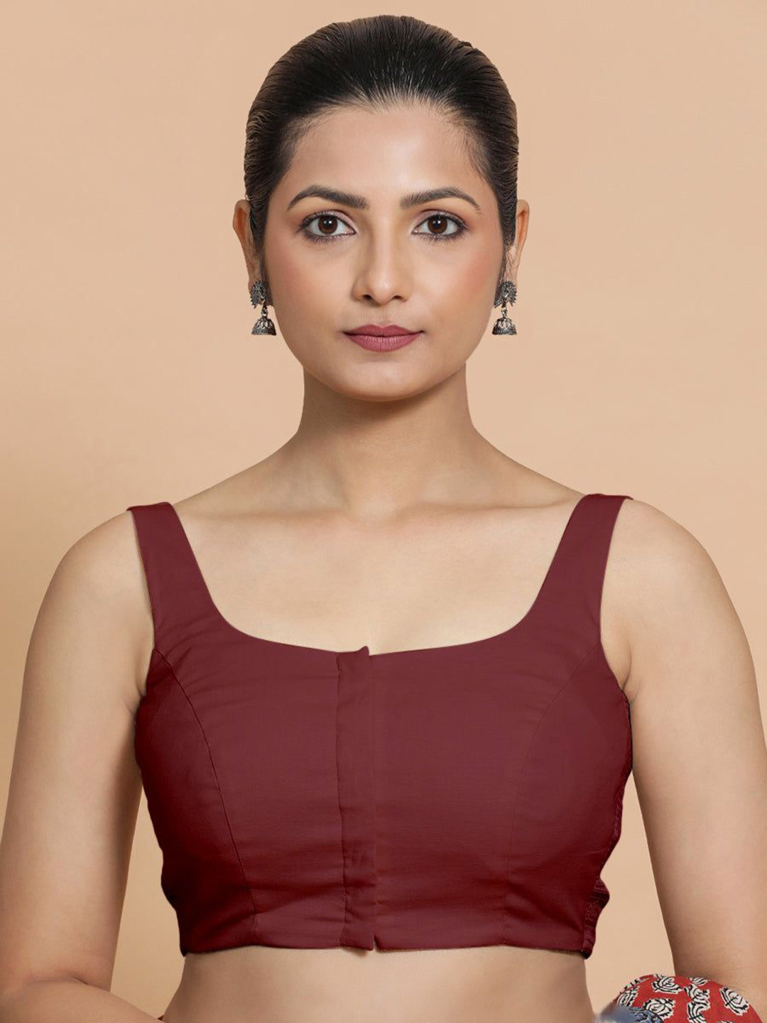 Binks Mohini x Rozaana Sleeveless Flexi Fit Pure Cotton Saree Blouse