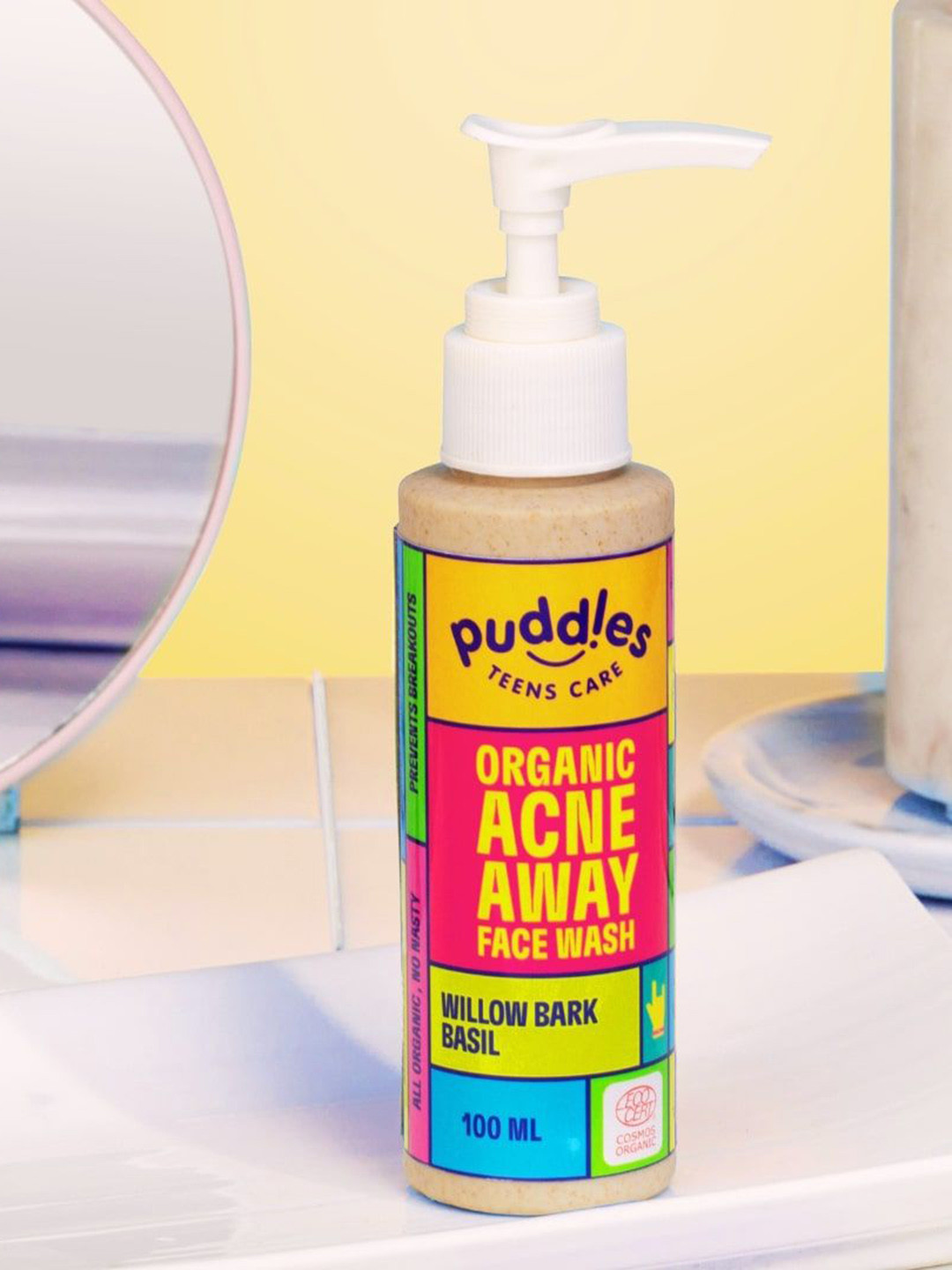 Puddles Teens Organic Acne Away Face Wash - 100 ml