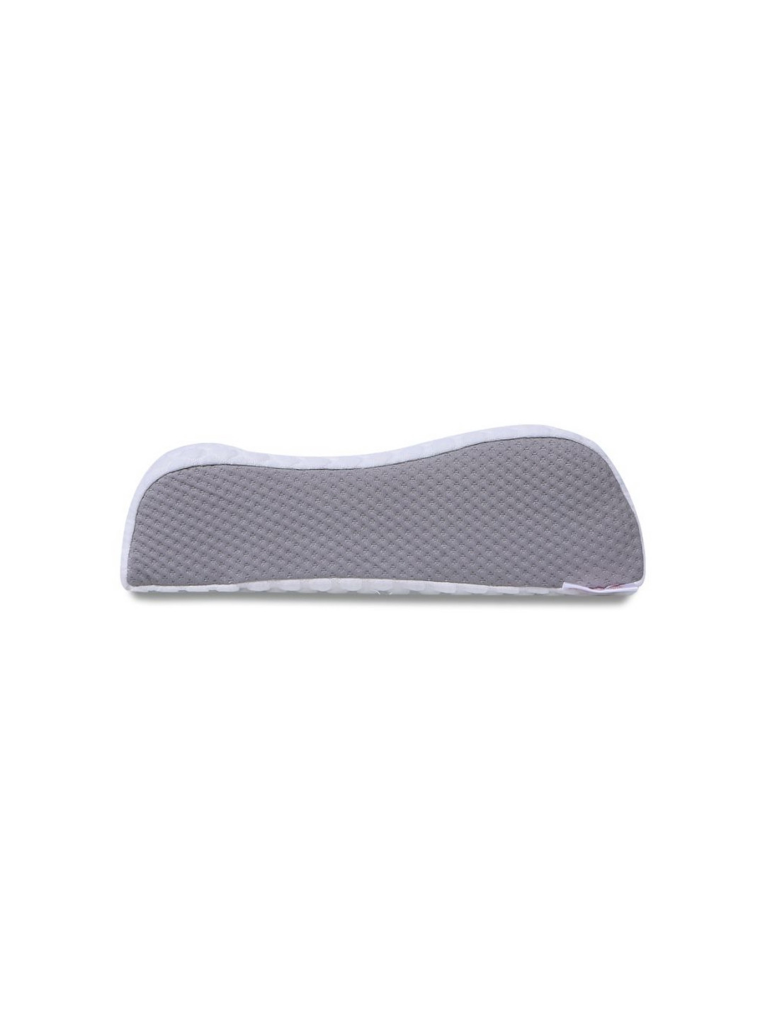 Alu xior White Solid Polycotton Medium Memory Foam Sleep Pillow-12.7 x 43.18 x 68.58 cm