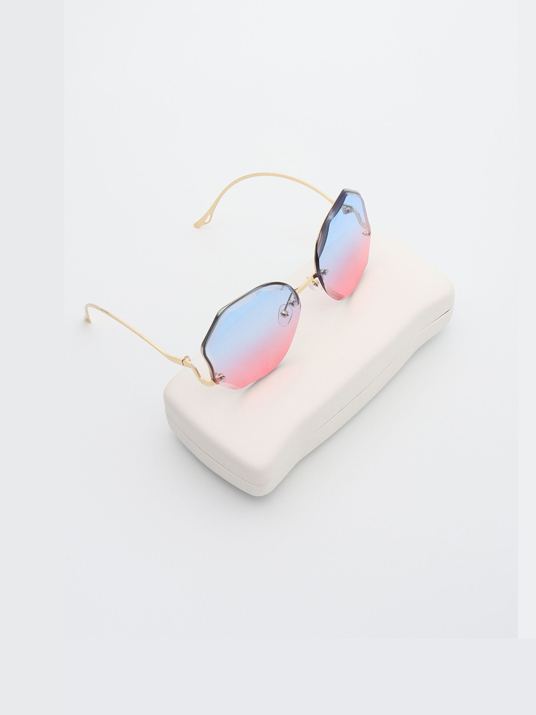 PELLE LUXUR Women Butterfly Sunglasses with UV Protected Lens PL25GS299 Sunglasses