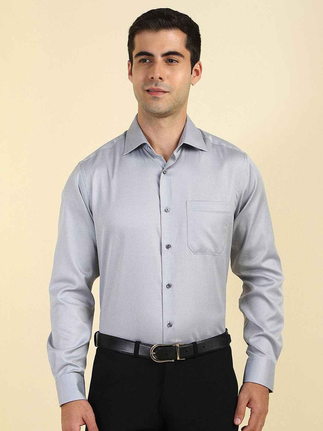 Allen Solly Sport Men Multi Striped Spread Collar Cotton Formal Shirt