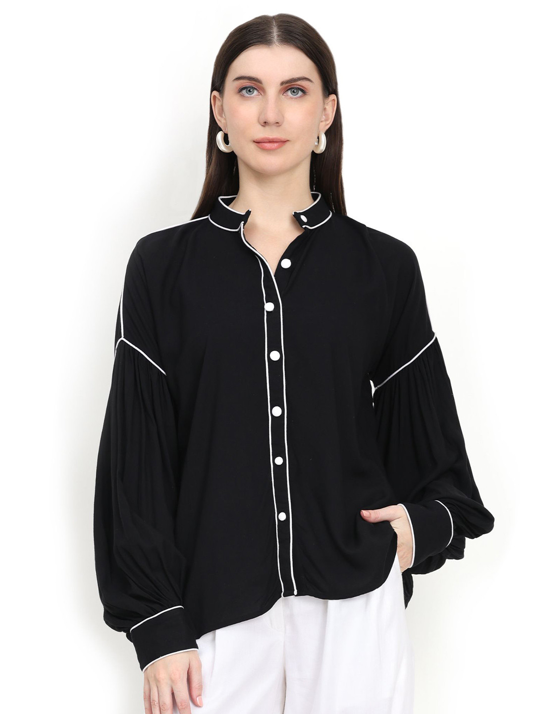 KELIN Women Solid Smart Semiformal Shirt