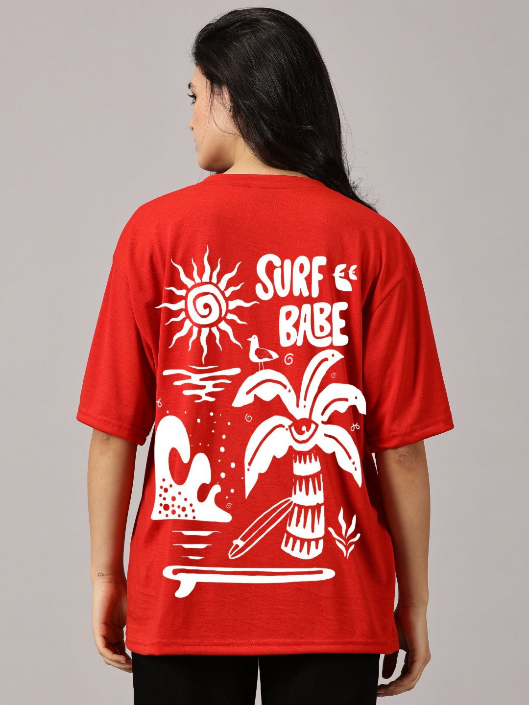 Diversify Women Floral Printed Drop-Shoulder Sleeves Pockets T-shirt