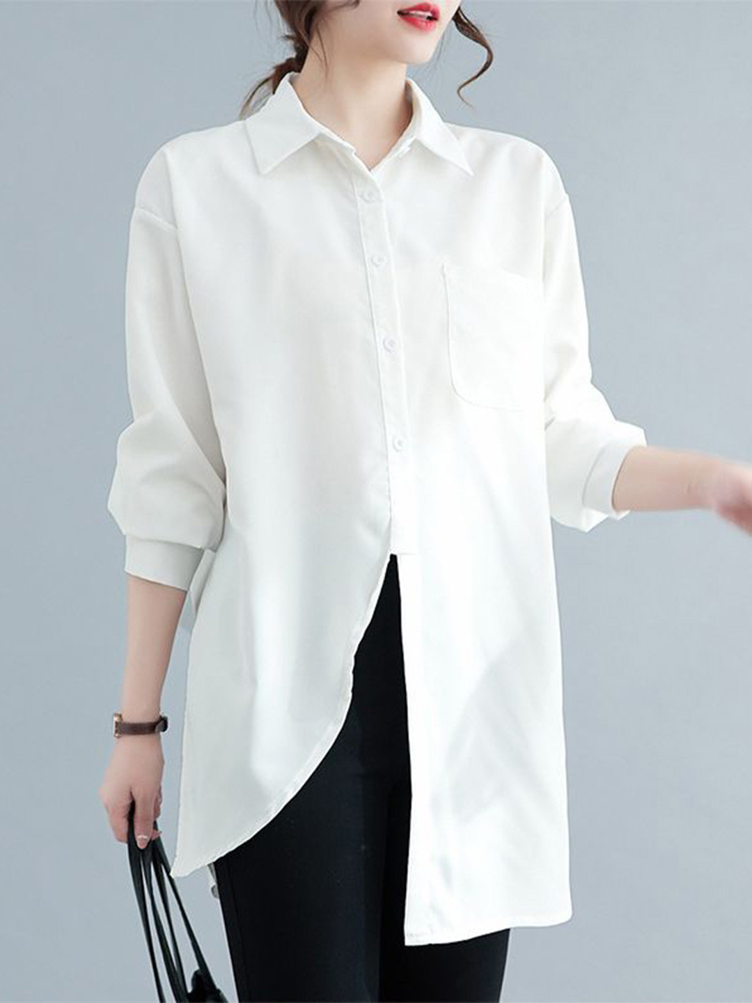 StyleCast x Revolte Women Oversized Formal Shirt