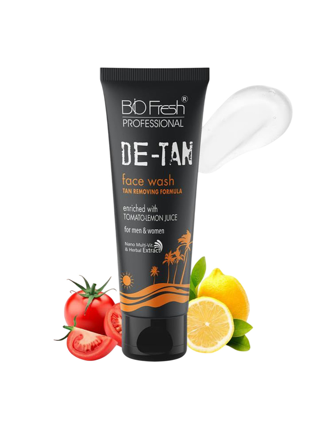 BIOFRESH De Tan Face Wash With Lemon Juice - 75 ml