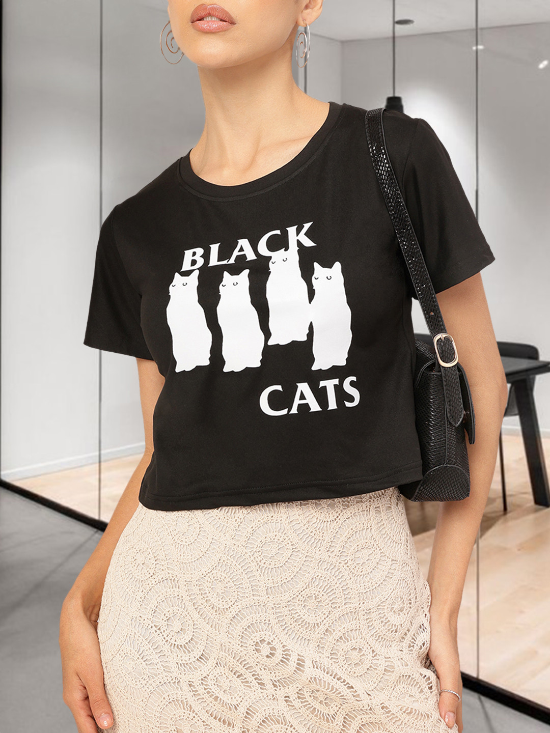 DressBerry Frothy Fun Printed T-shirt