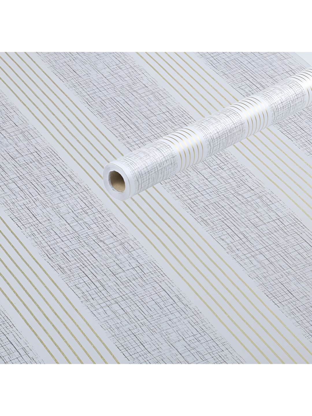 Sky Walls White & Yellow Printed Waterproof Wallpaper