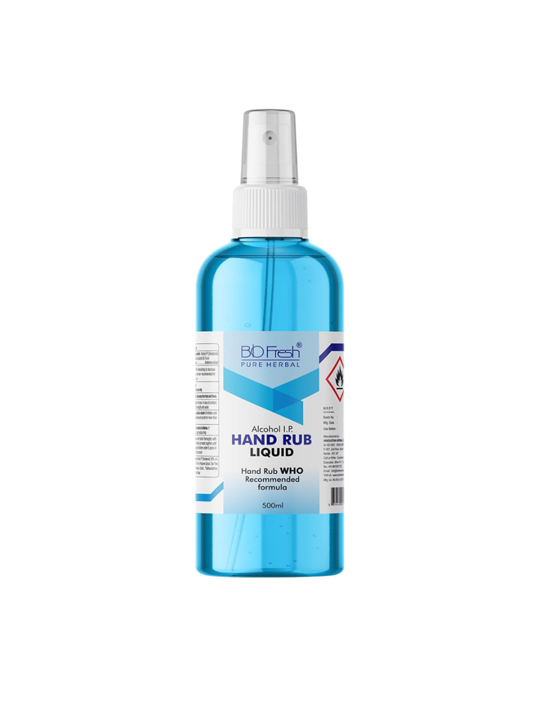 BIOFRESH Liquid Hand Sanitizer Spray - 500 ml