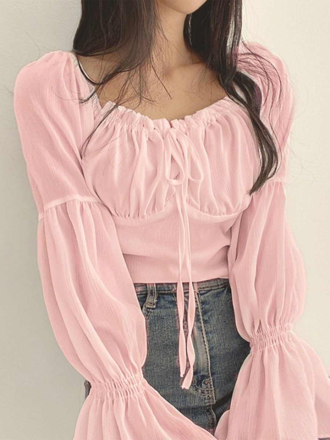 LULU & SKY Puff Sleeve Top