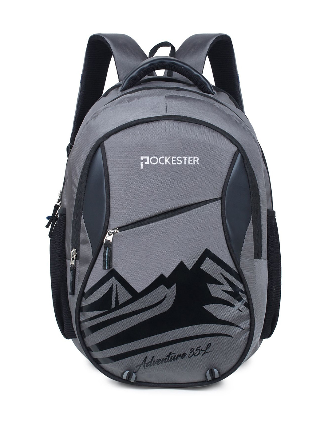 Pockester Men Brand Logo Backpack