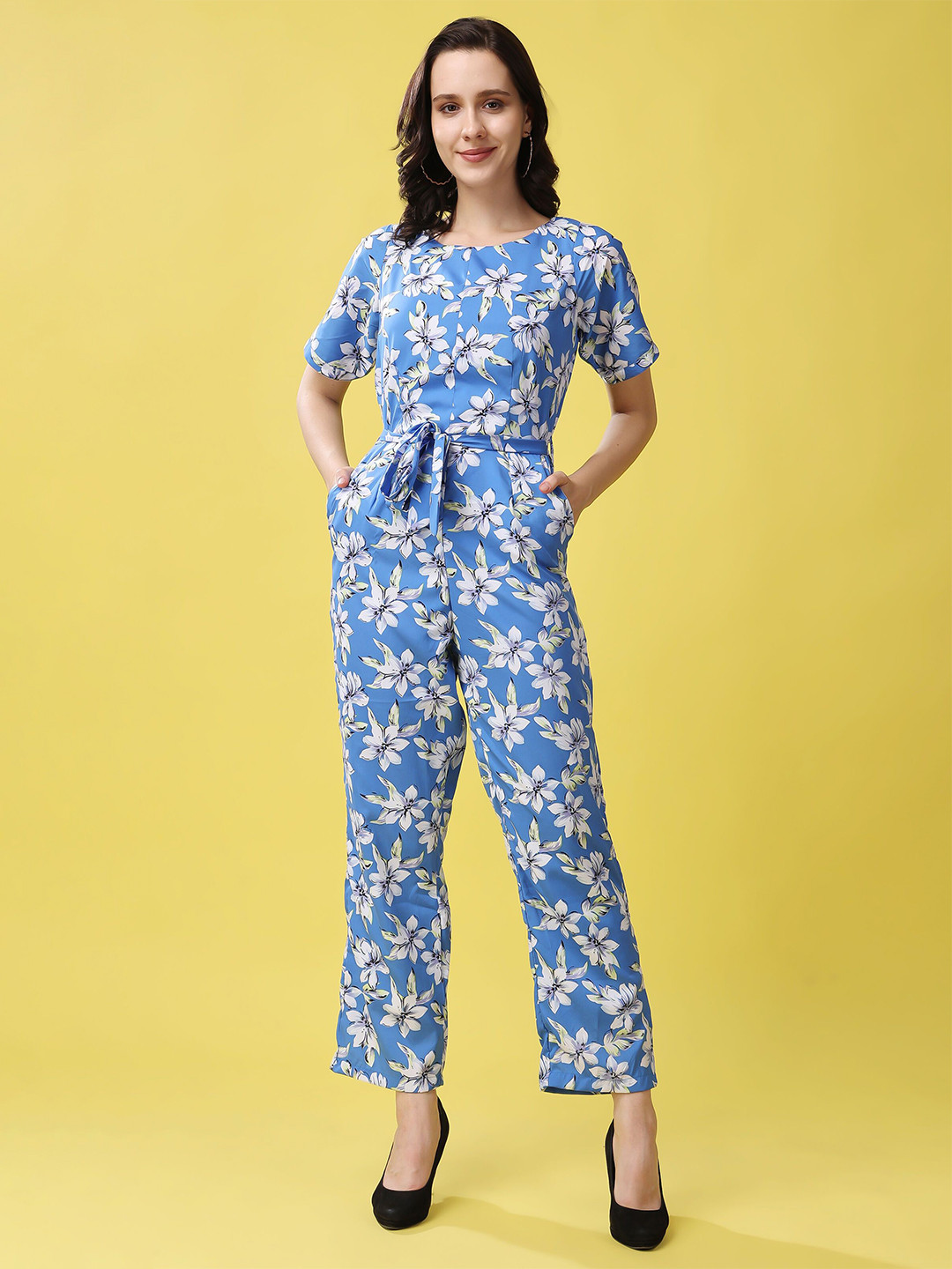 RANGRIWAZ Basic Printed Jumpsuit