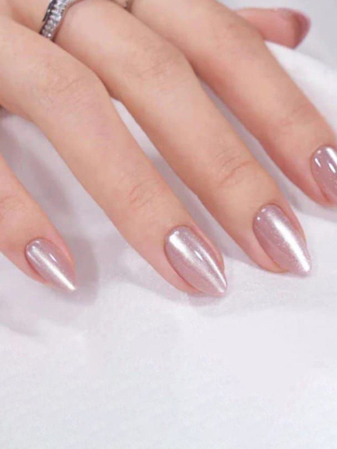 AMOK STORE Set Of 12 Artificial Nails With Glue, Wooden Stick & Nail Filer