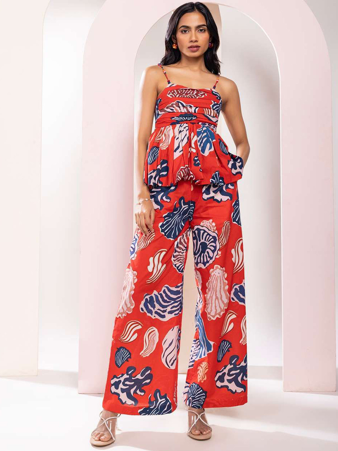 POPPI Set Of 2 Nautica Printed Co-Ord Set