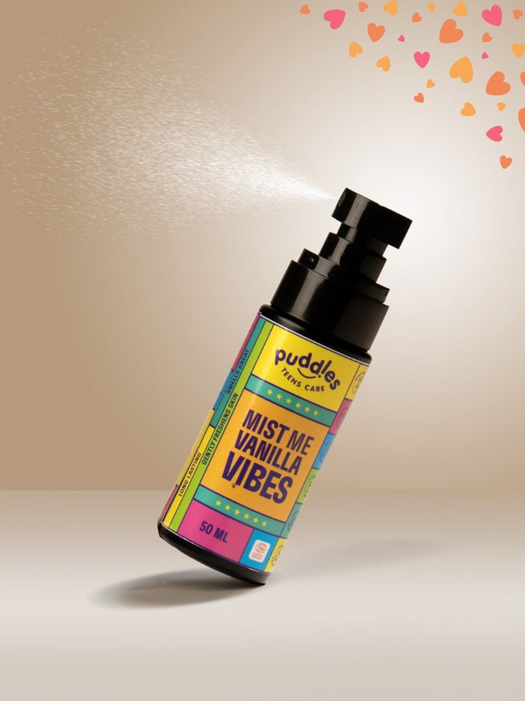 Puddles Teens Care Mist Me Valilla Vibes - 50 ml