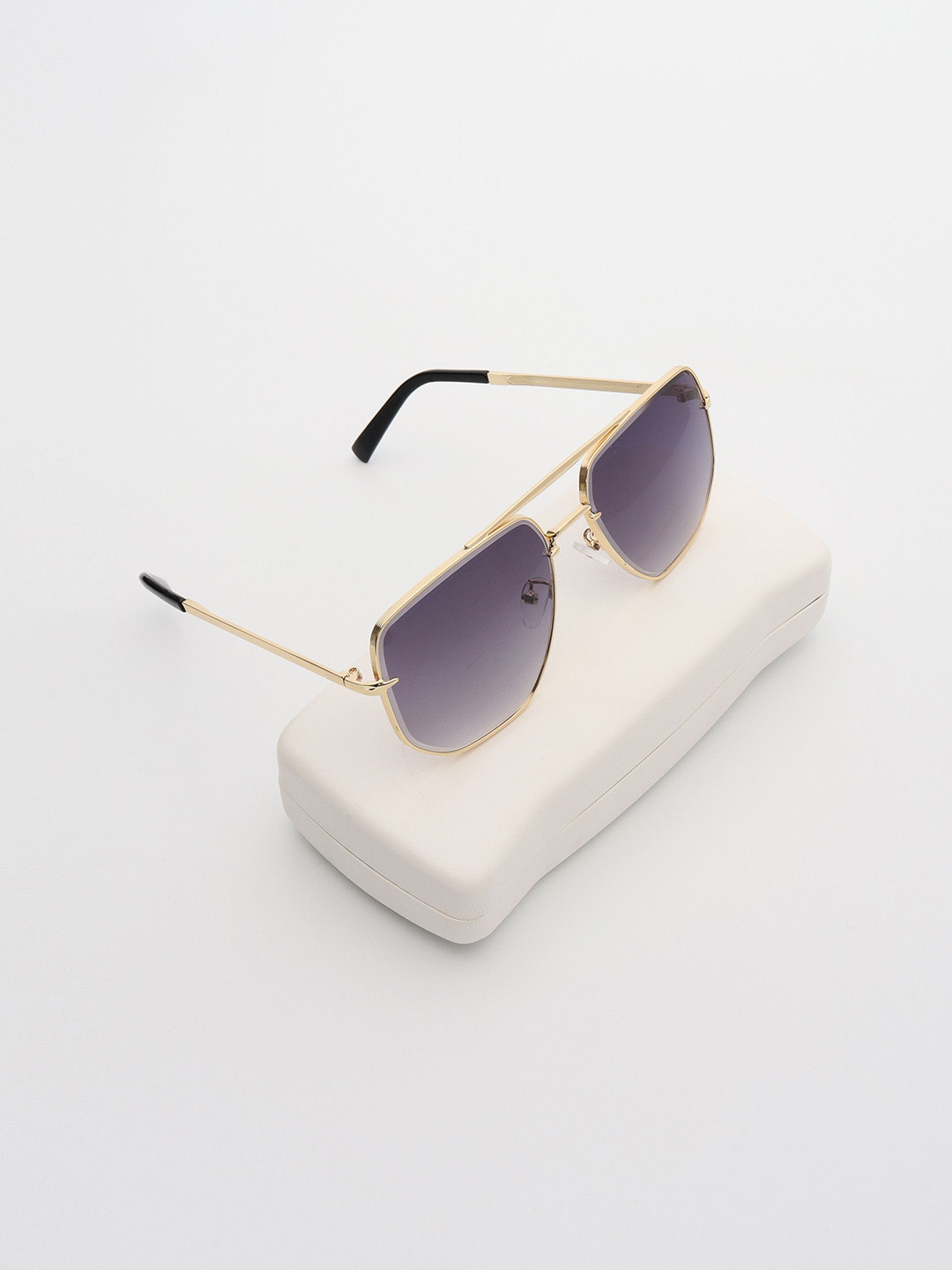 PELLE LUXUR Women Metal Sunglasses with UV Protected Lens PL25GS402