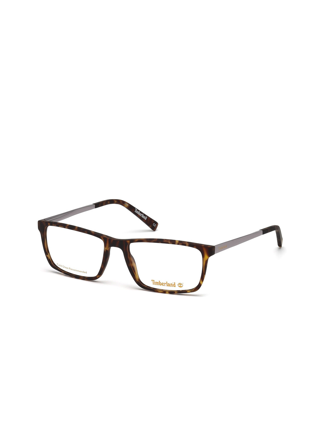 Timberland Men Tortoise Shell Full Rim Rectangular Frame