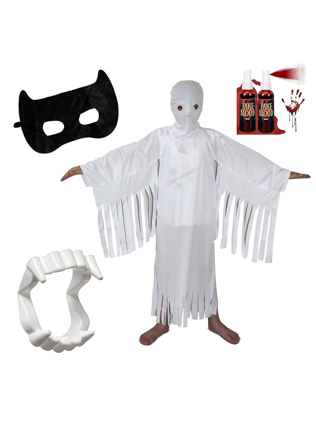 Kaku Fancy dresses Kids Ghost Halloween Costume