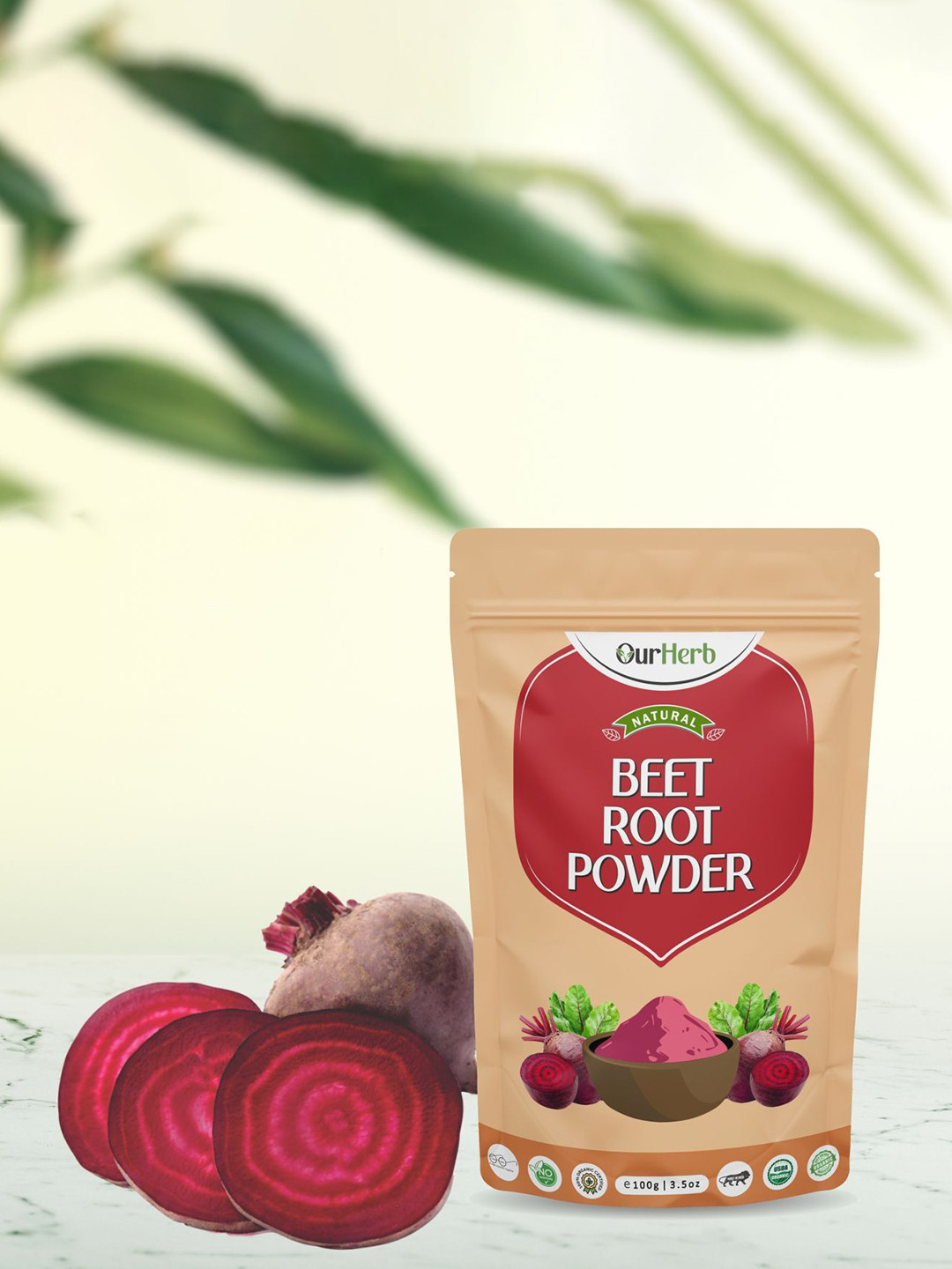 OurHerb Beetroot Powder Mask- 100 g
