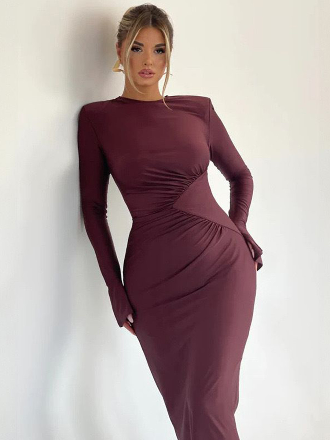 StyleCast Satin Bodycon Dress