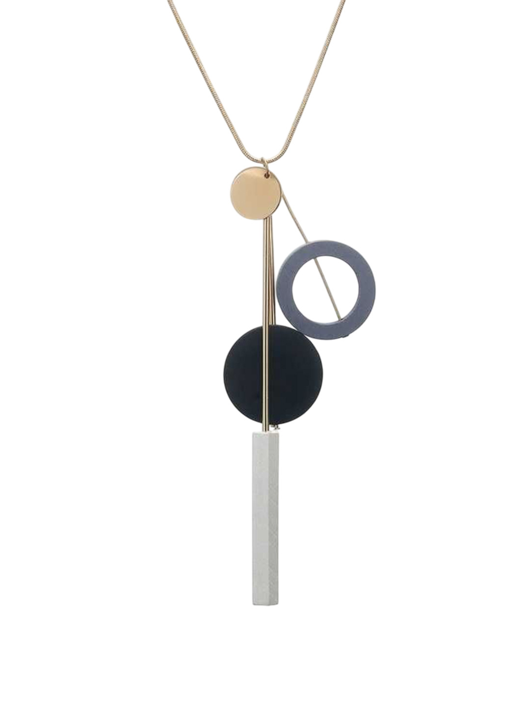 Bling Queen Gold-Plated Contemporary Pendants With Chains
