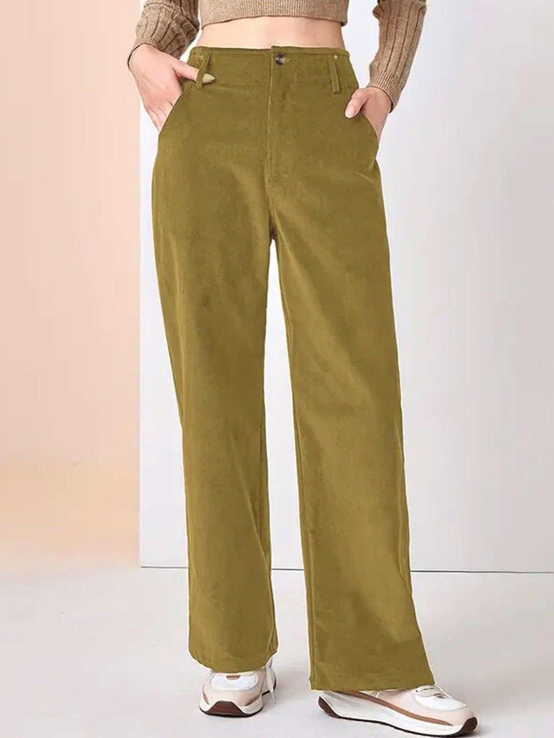 Outzidr Yellow Straight Leg Trouser