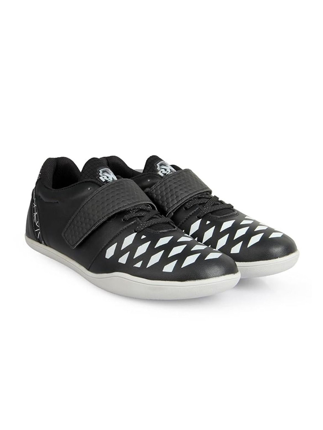 RXN Men Leather Trekking Non-Marking Velcro Shoes