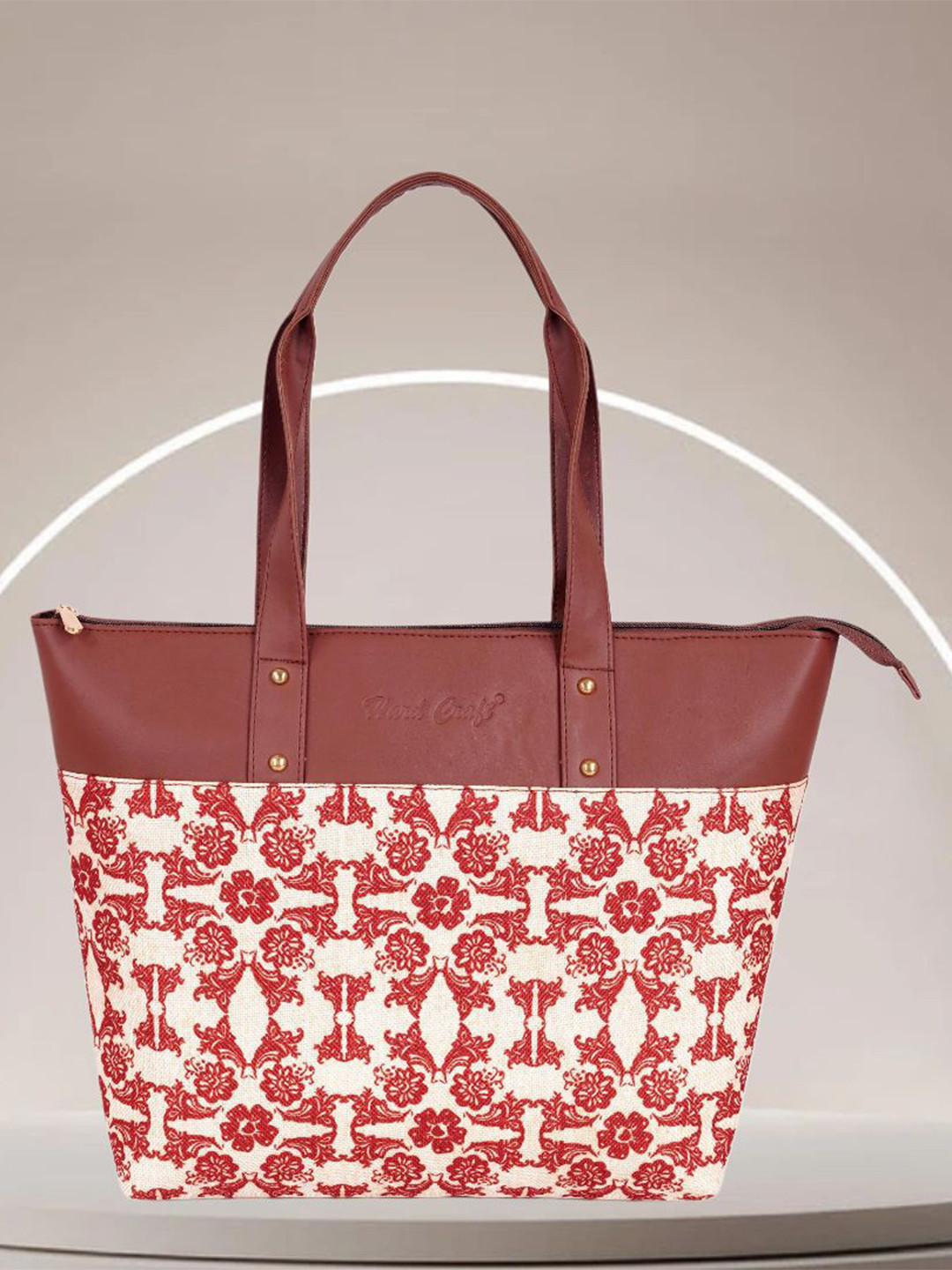 HARD CRAFT Women Floral Structured Shoulder Bag