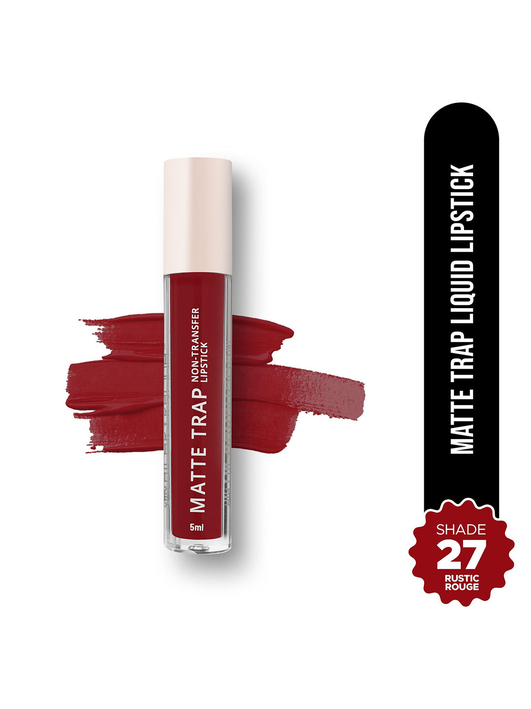 Hilary Rhoda Matte Trap Non Transfer & Waterproof Lipstick - 5 ml - Rustic Rouge - 27