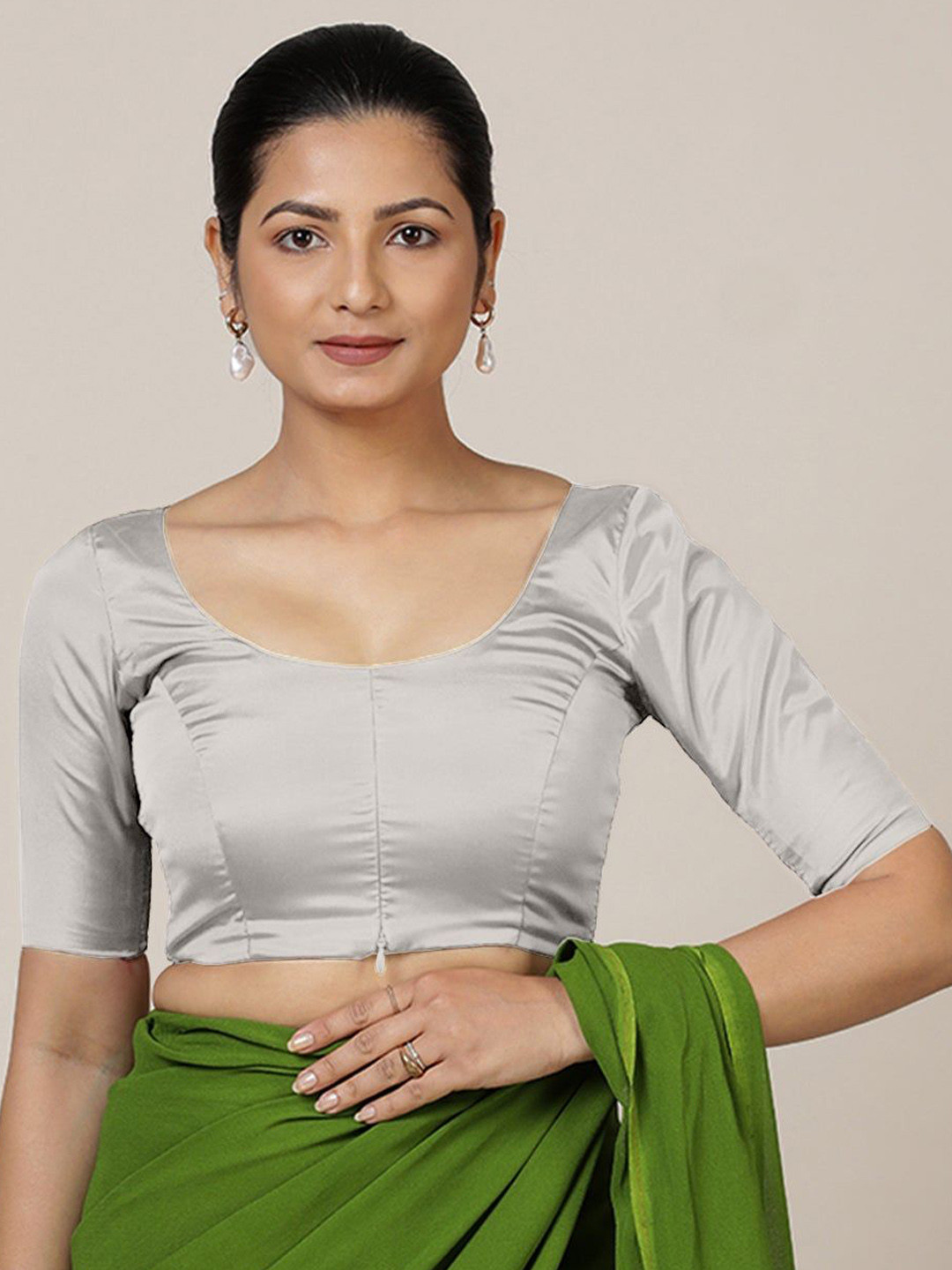 Binks Round neck Sleeves Saree Blouse