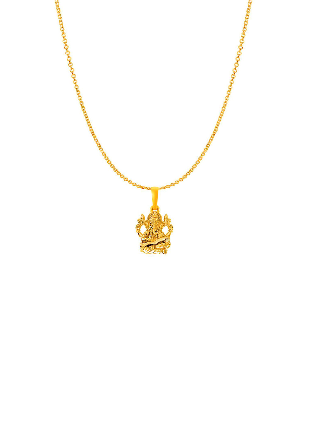 Metronaut 22KT Gold-Plated Ganesh Pendants With Chains