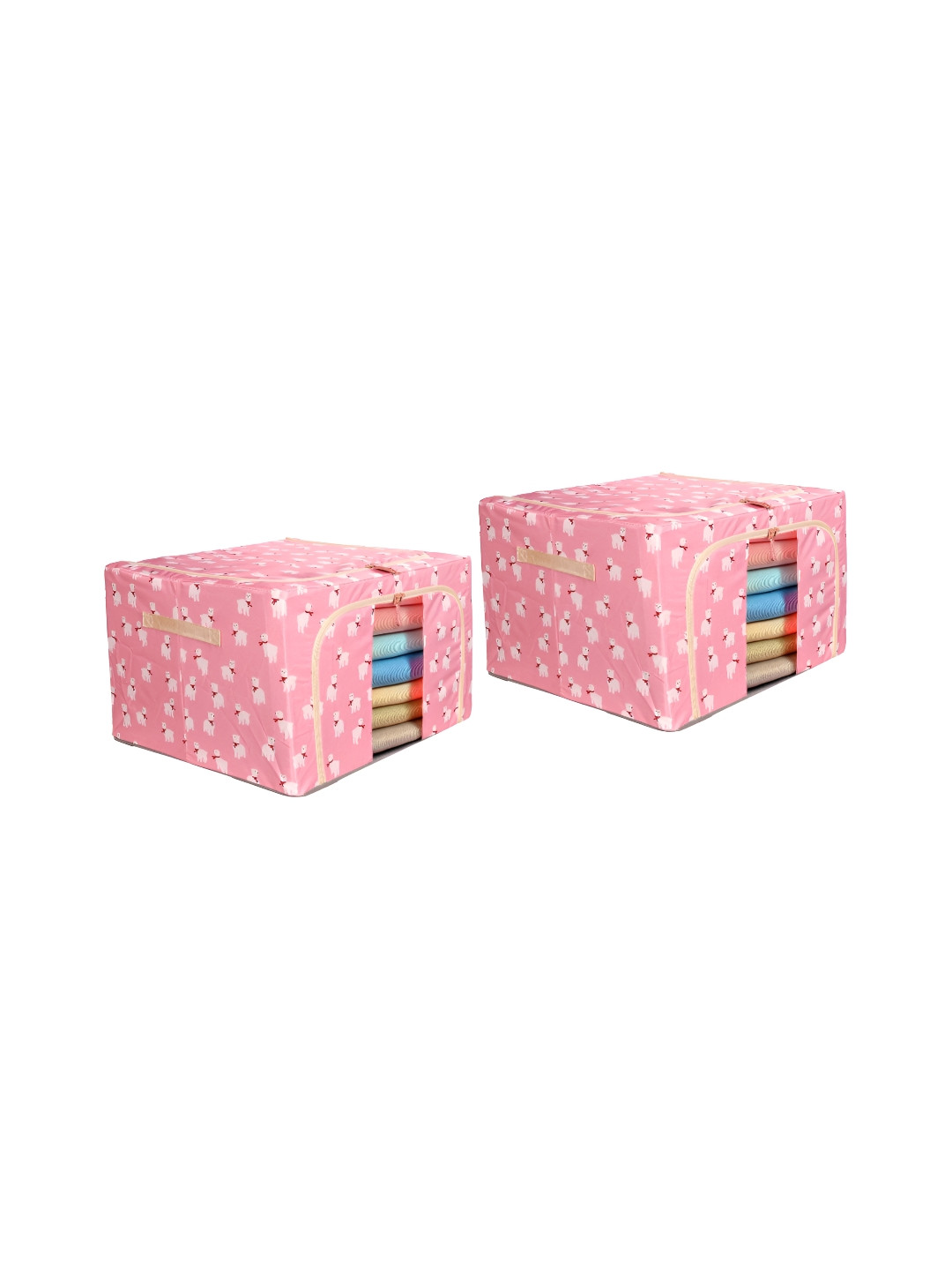 Stylista Pink 3 Pieces Water Resistant Core Wardrobe Organisers