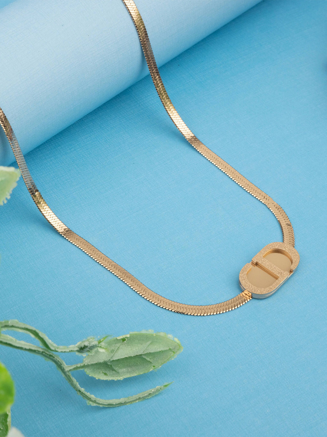 Cazines Rose Gold-Plated Necklace