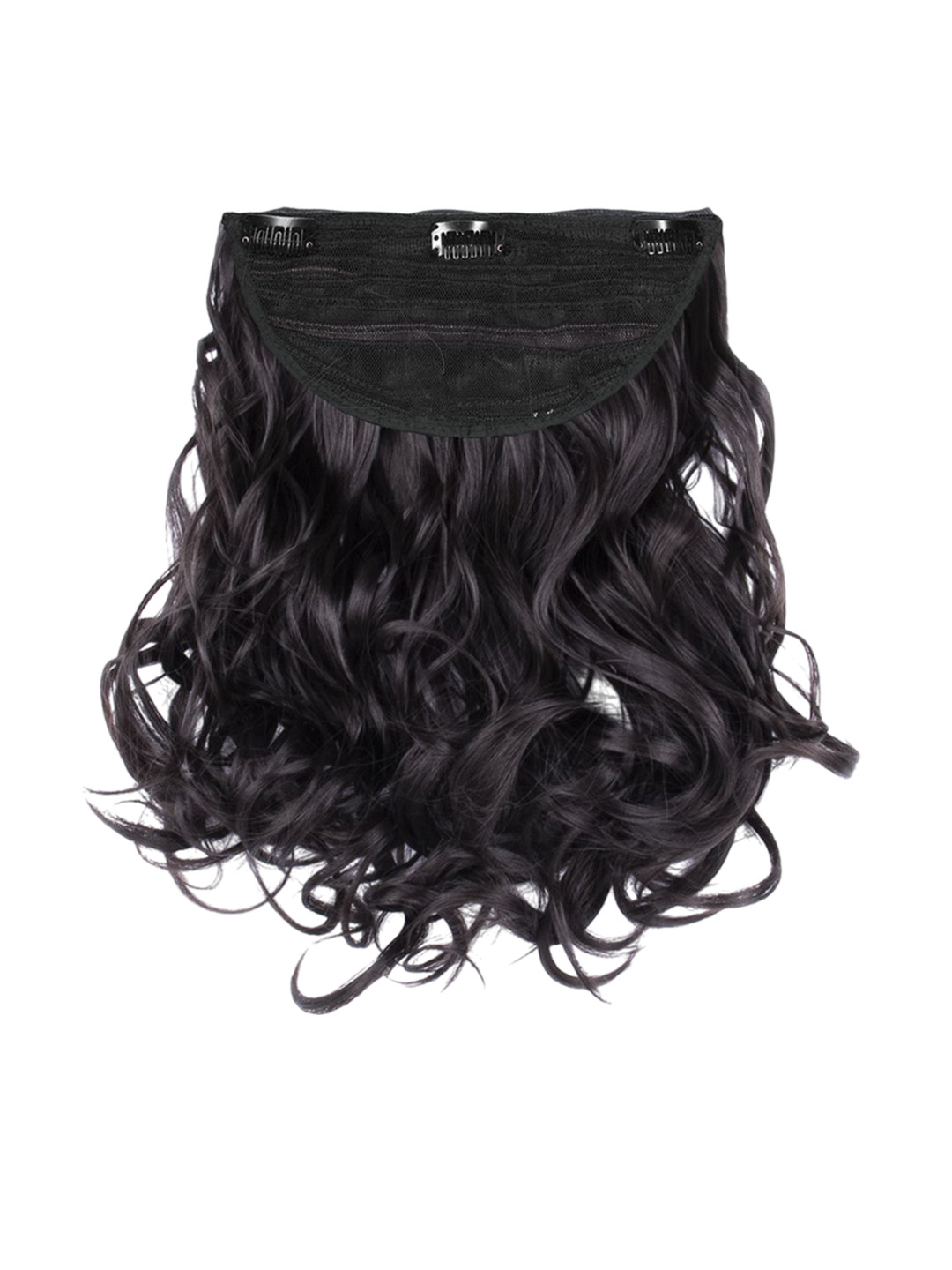 Stasia Street Clip-In Wavy Hair Extension - Dark Brown - 18 Inch