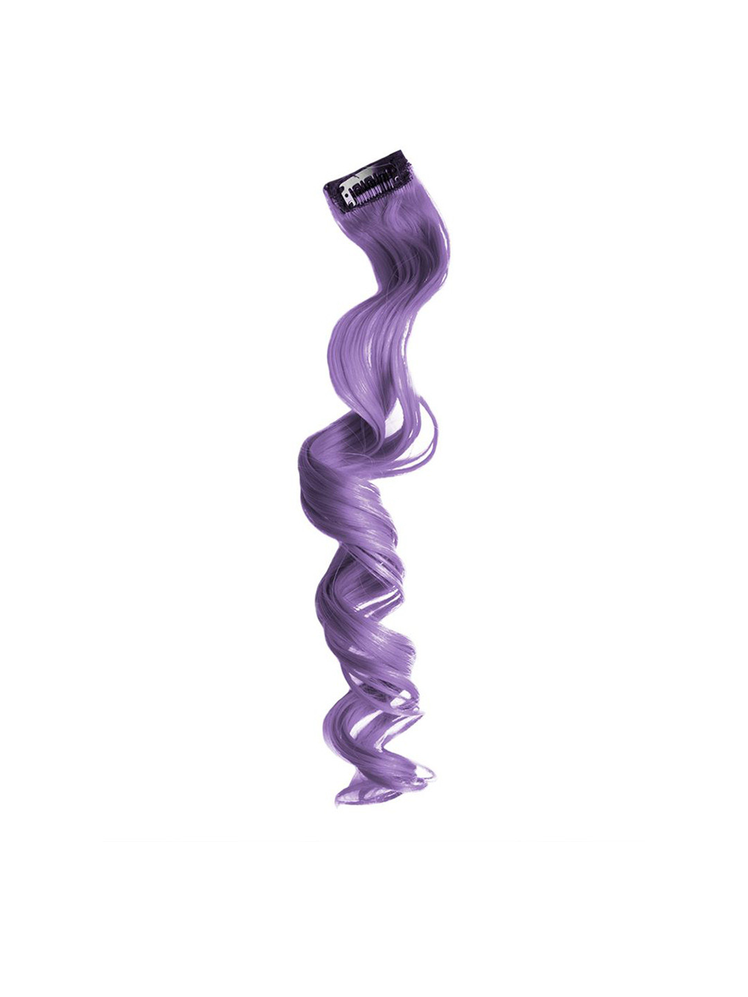 Stasia Street Clip-In Curly Coloured Strand Hair Extension- Argyle Purple- 20 Inch