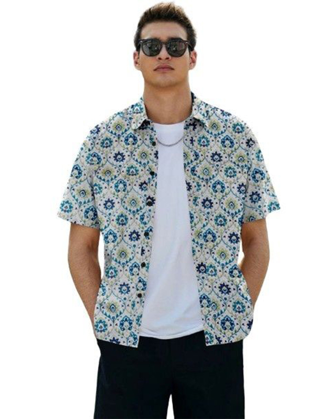 ISUEL FAB Men Ethnic Motifs Printed Casual Shirt