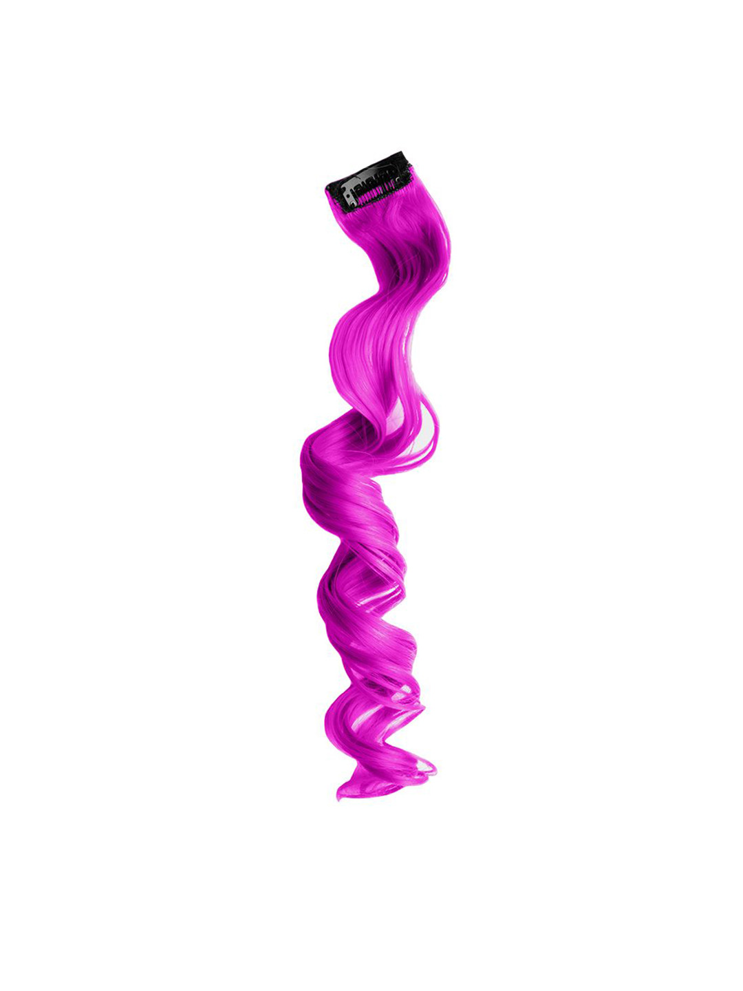 Stasia Street Clip In Curly Coloured Strand Hair Extension - Deep Magenta - 20 Inch