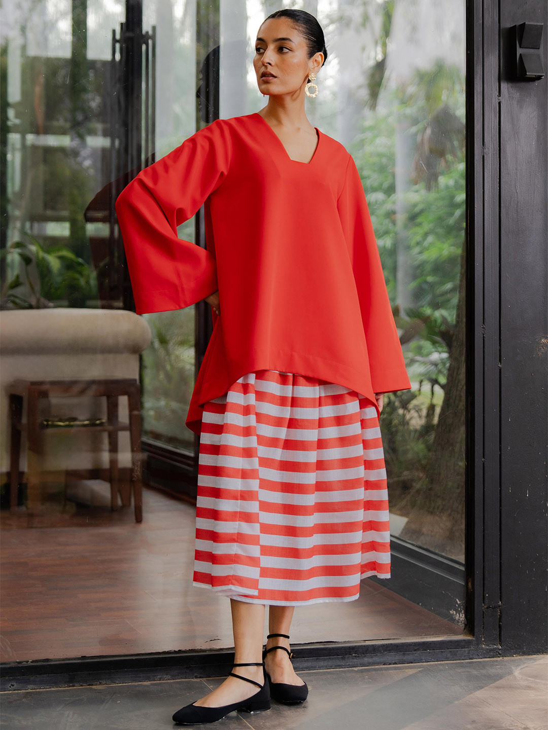 UNRUSH Reddish Orange Set