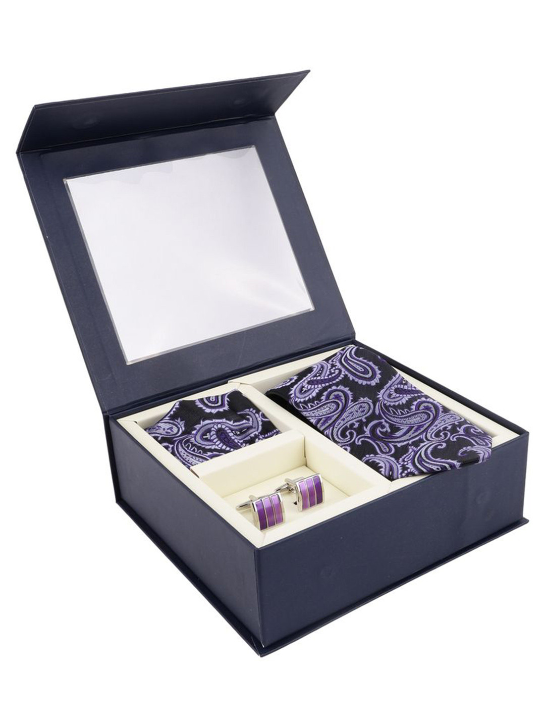 Alvaro Castagnino Men Tie, Cufflinks, Pocket Square Gift Sets