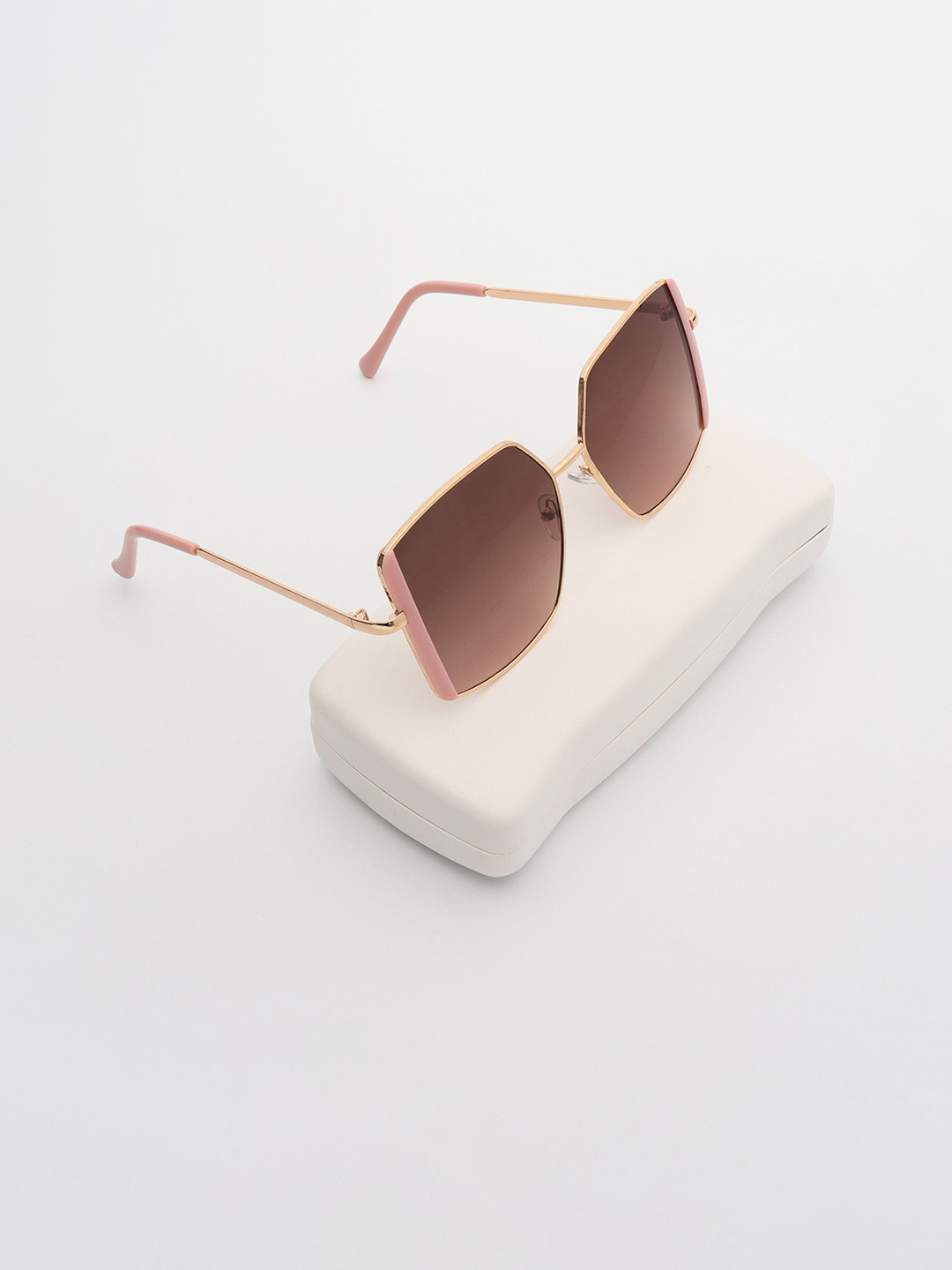 PELLE LUXUR Women Oversized with UV Protected Lens Sunglasses  PL25GS394