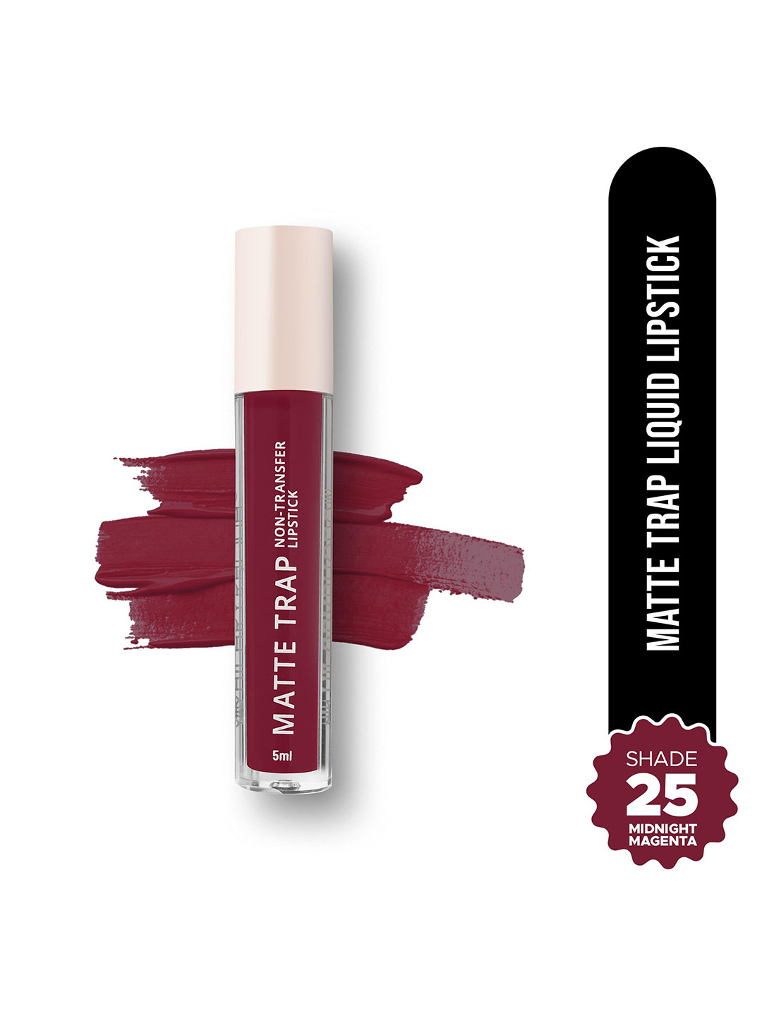 Hilary Rhoda Matte Trap Non Transfer Liquid Lipstick - 5 ml - Midnight Magenta - 25