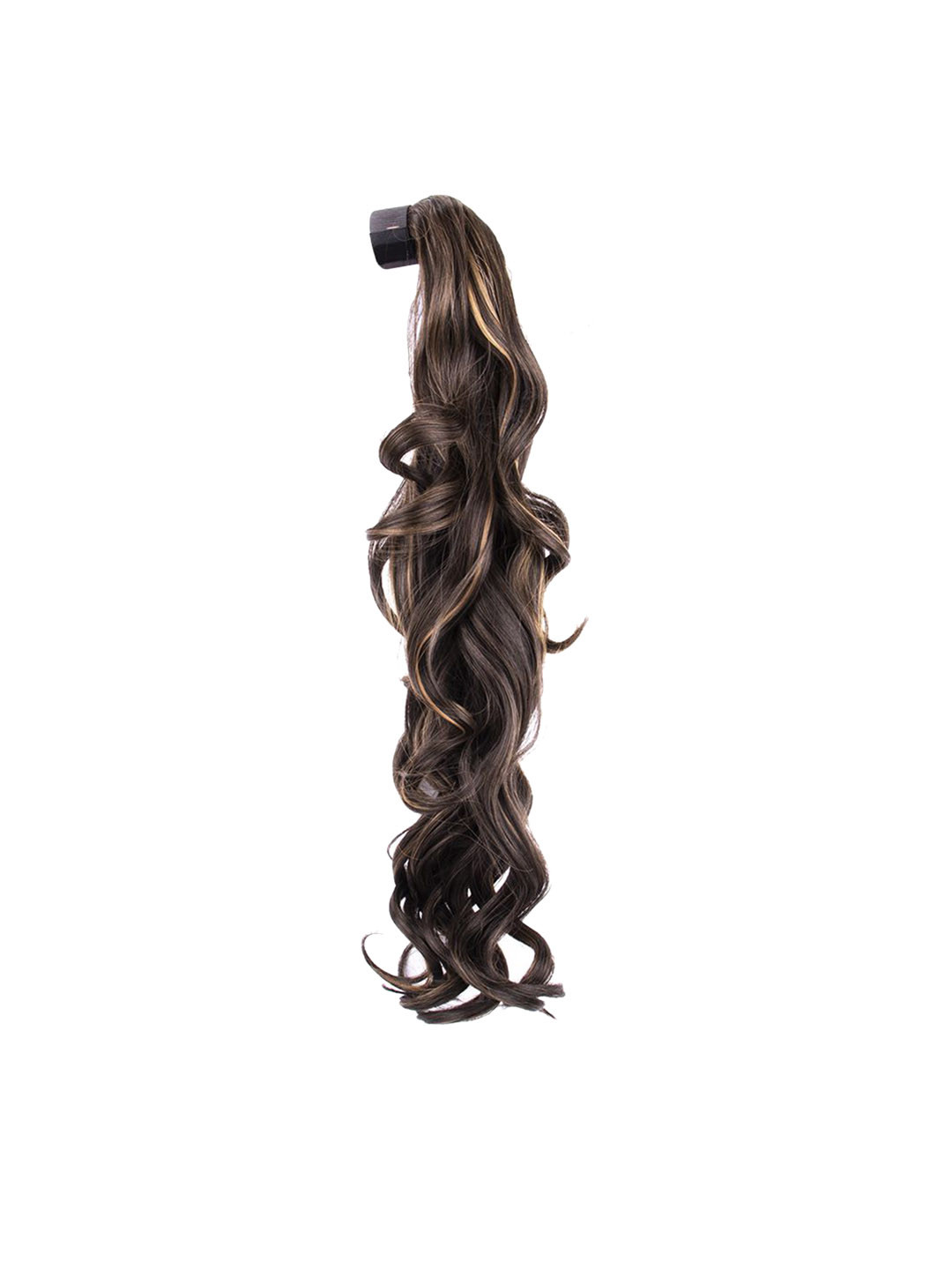 Stasia Street Tape In Curly Ponytail Hair Extension- Mix Brown- 20 Inch