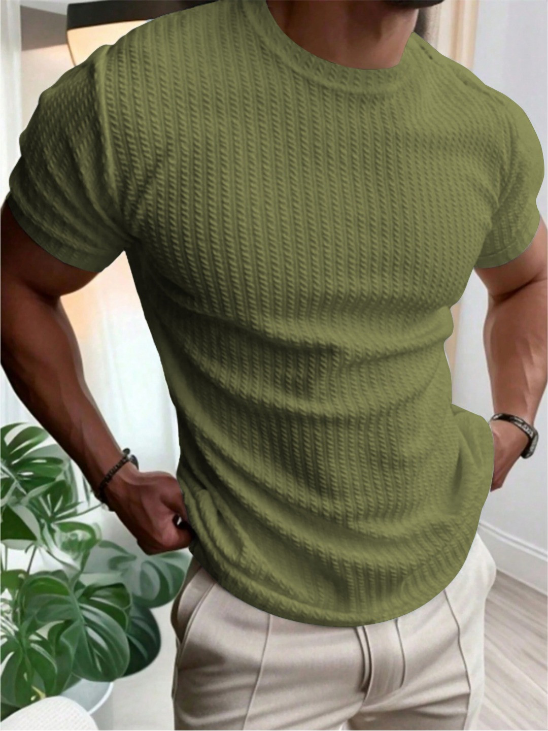 KAJARU Men Pockets T-shirt