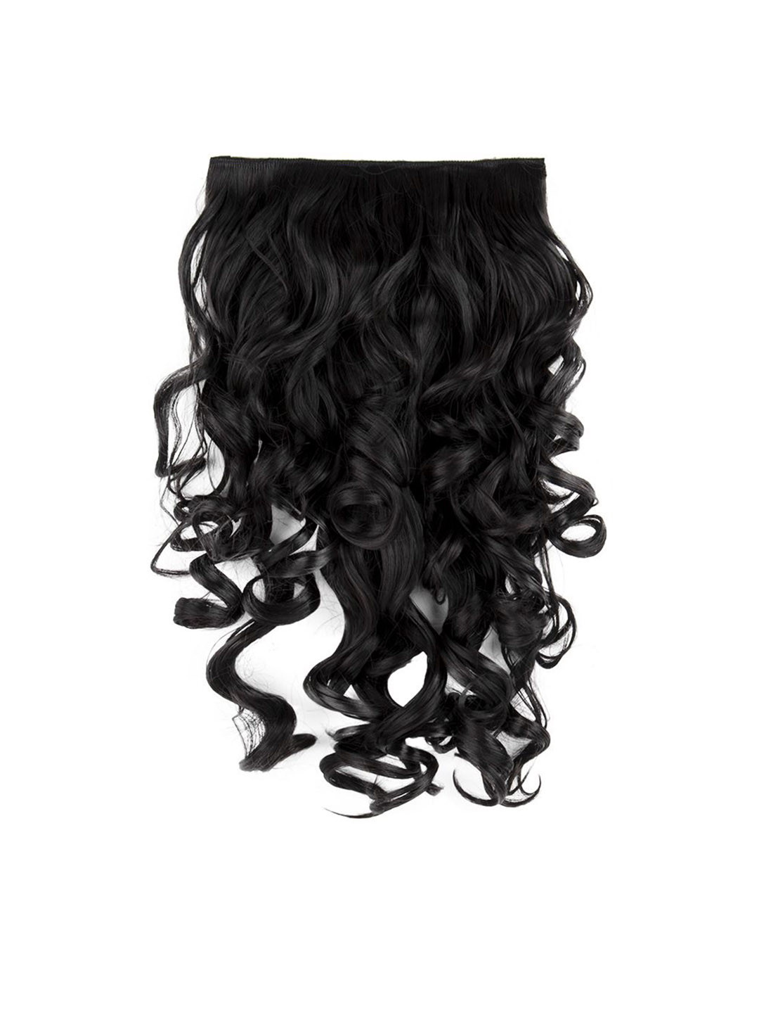 Stasia Street Clip-In Curly Hair Extension - Black - 18 Inch