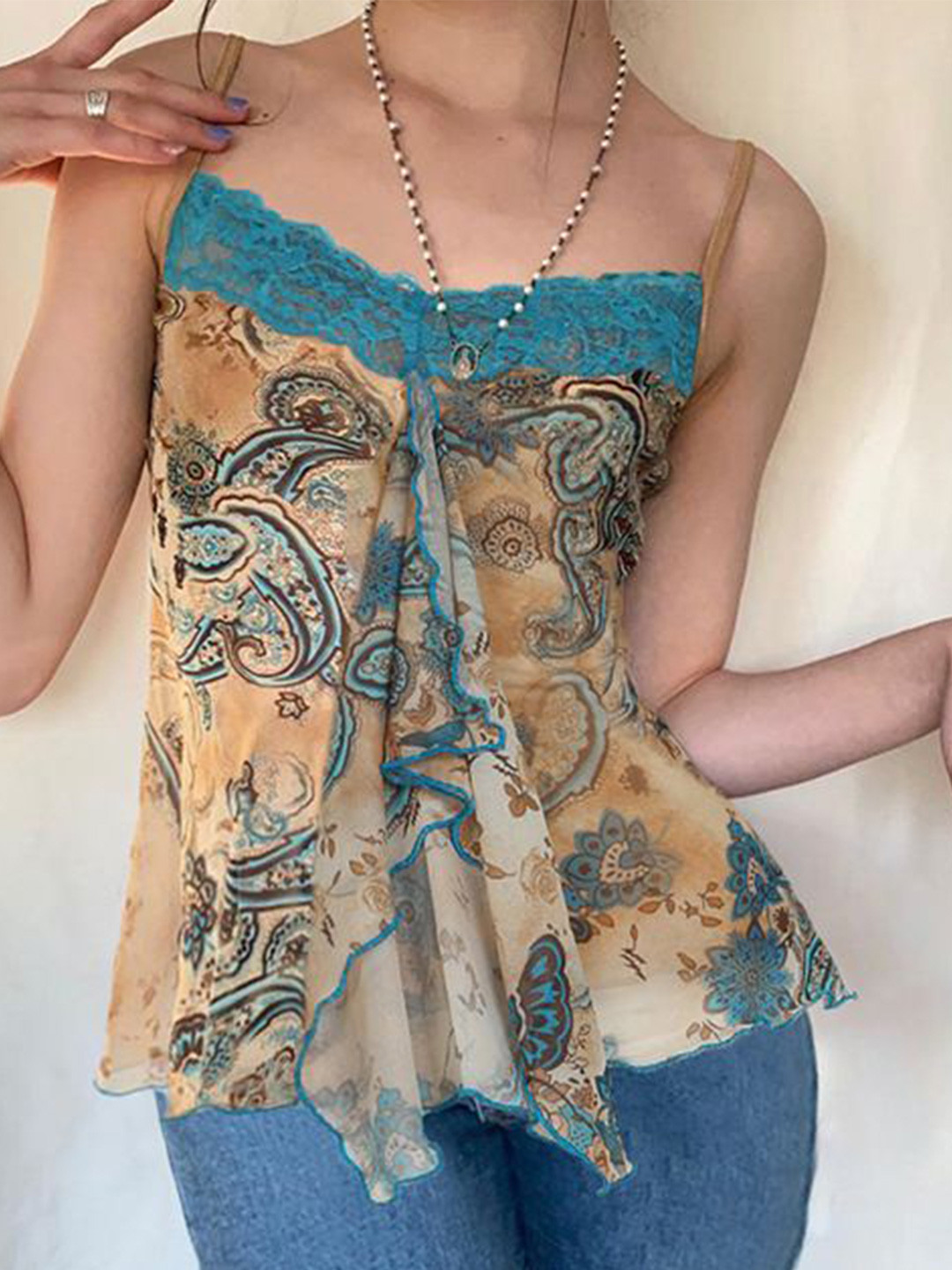 StyleCast x Revolte Women Geometric Printed Tops