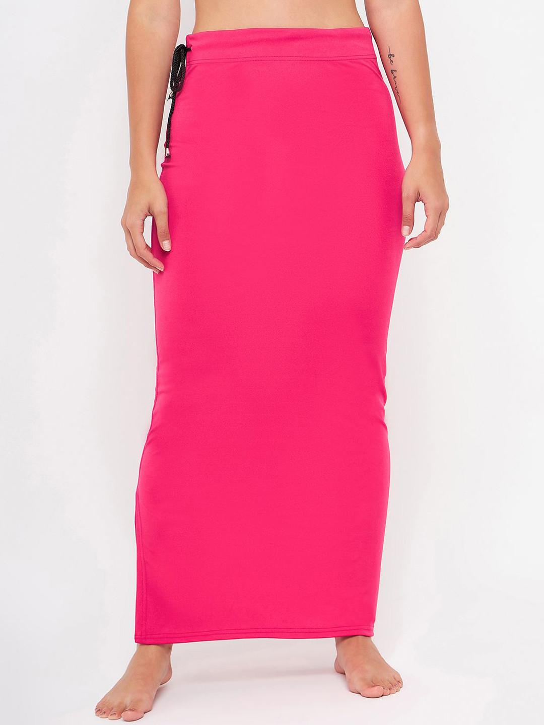 Curves By ZeroKaata Plus Size Saree Shapewear Petticoat With Side Drawstring