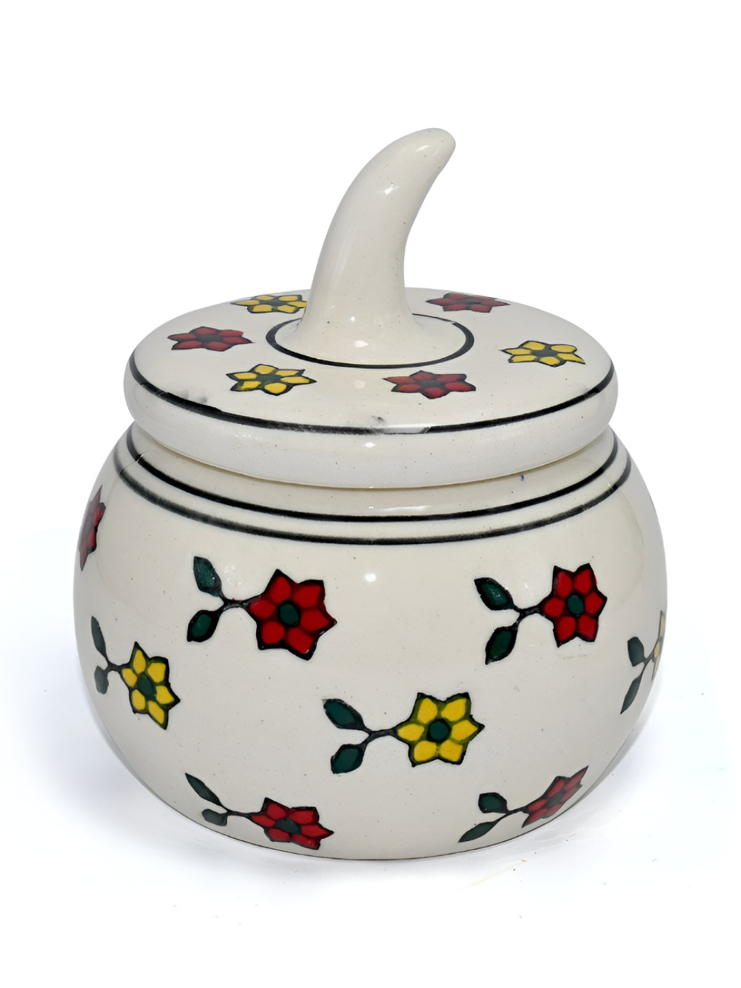 Amoorcart White Ceramic Container