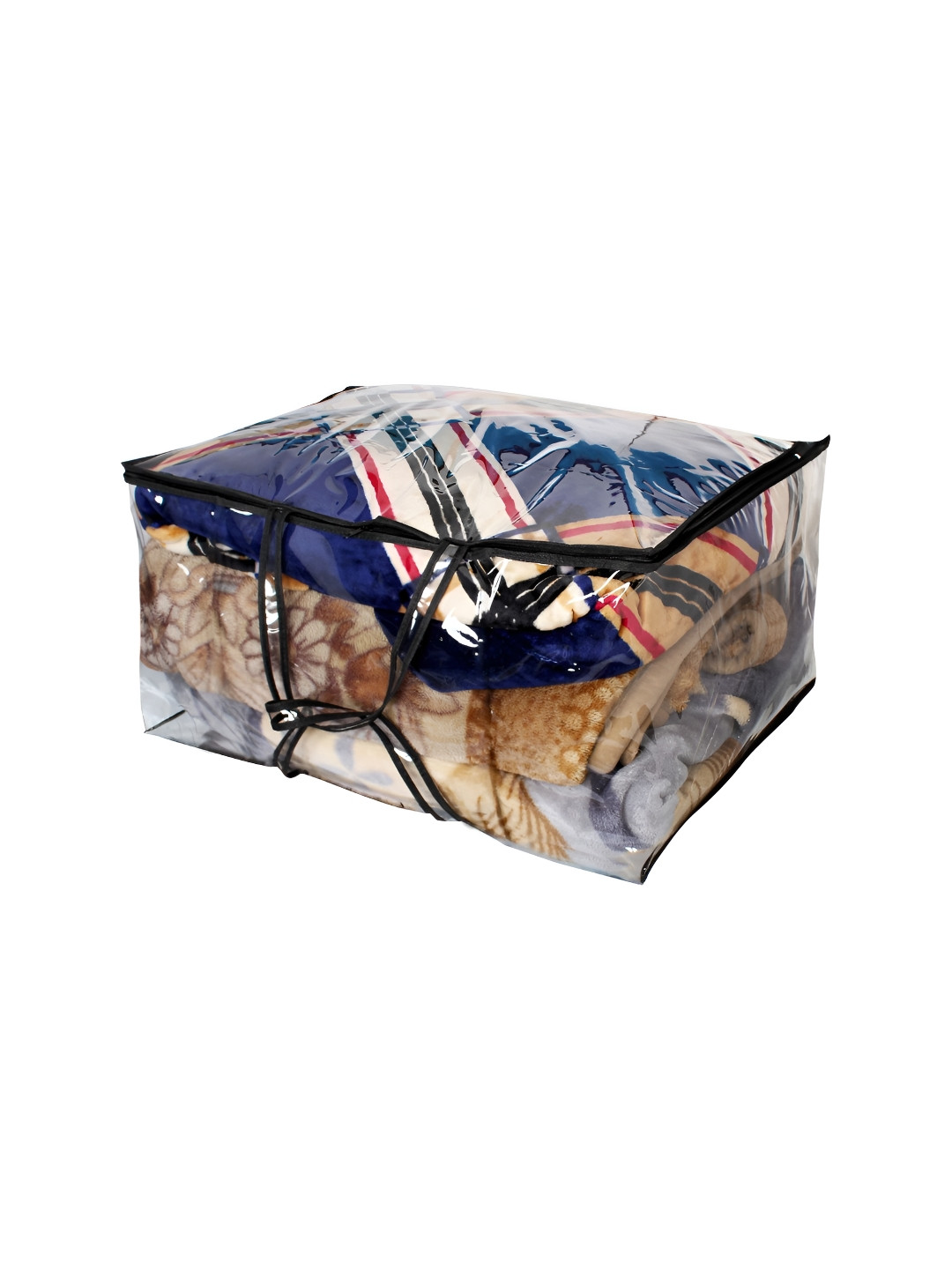 Stylista Transparent And Black Water Resistant Multi-Utility Core Organisers