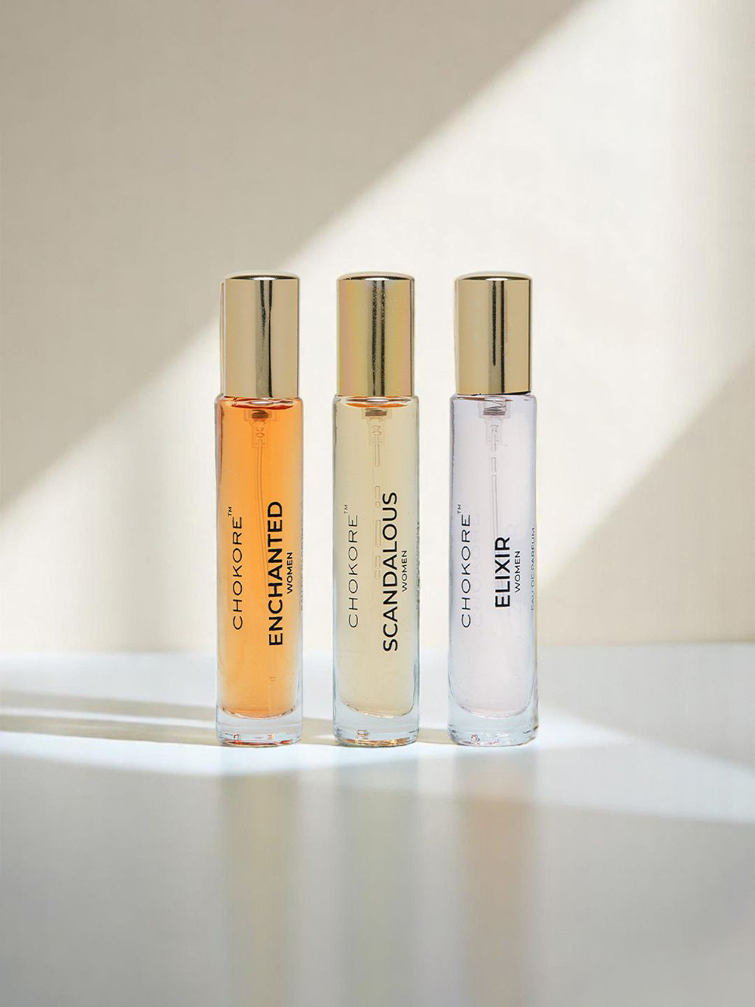 CHOKORE Women Set Of 3 Enchanted Elixir & Scandalous Eau de Parfum - 15 ml Each