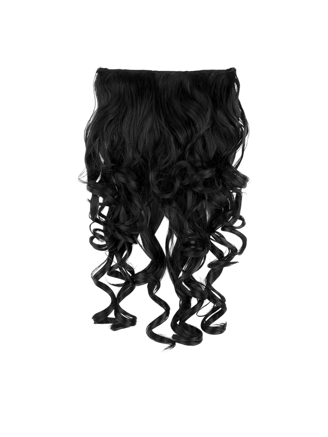 Stasia Street Clip In Curly Ponytail Hair Extension- Black- 18 Inch